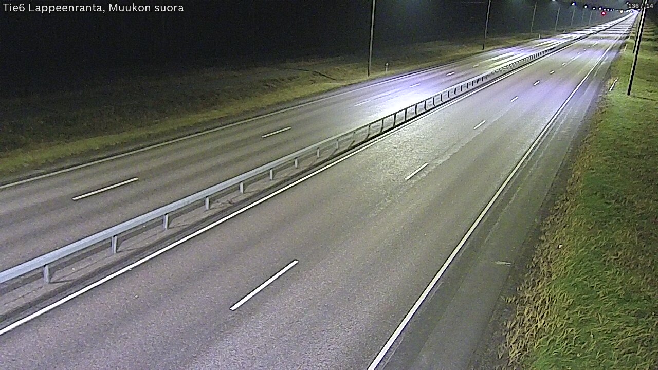 Weather Camera Image Tie 6 Villmanstrand, Muukko rakan, Lappeenranta, Etelä-Karjala