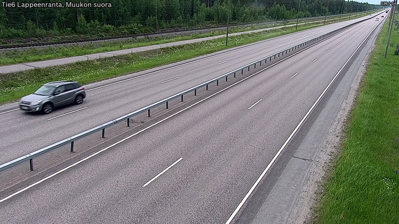 Kelikamerat Kuva Tie 6 Lappeenranta, Muukon suora, Lappeenranta, Etelä-Karjala