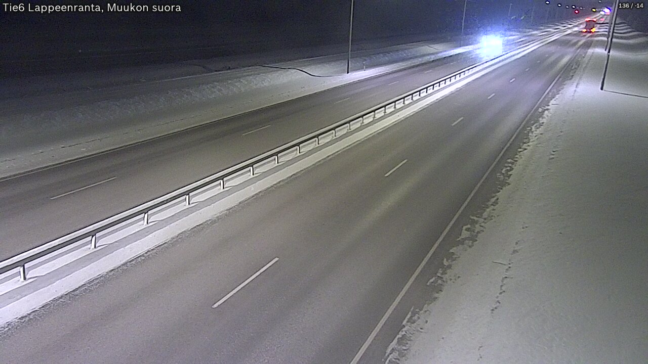 Kelikamerat Kuva Tie 6 Lappeenranta, Muukon suora, Lappeenranta, Etelä-Karjala