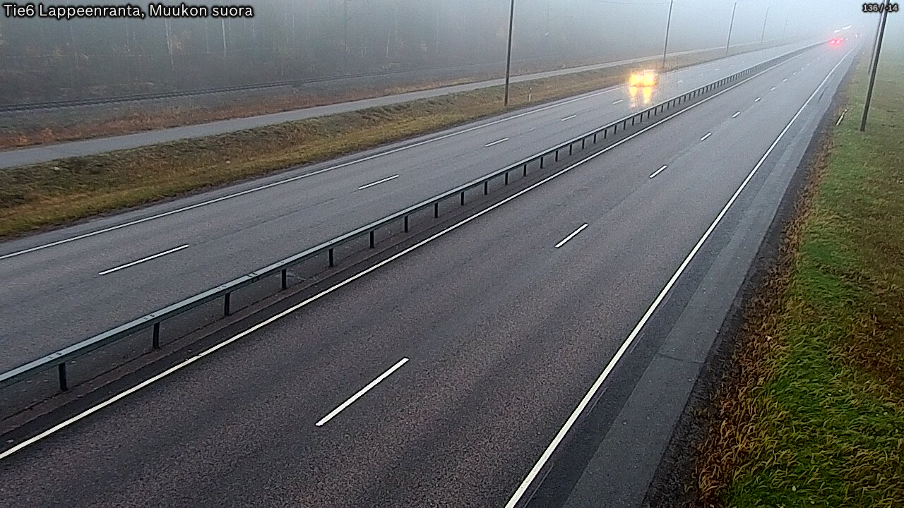 Kelikamerat Kuva Tie 6 Lappeenranta, Muukon suora, Lappeenranta, Etelä-Karjala