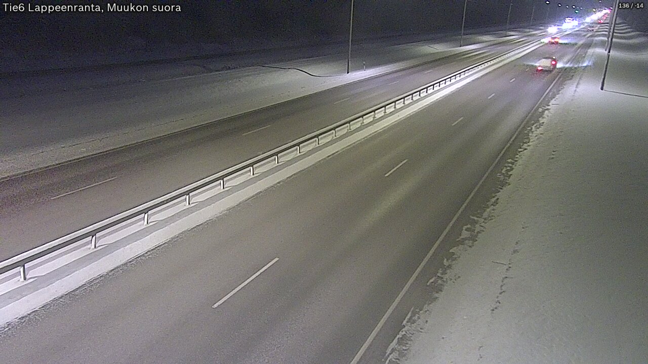 Kelikamerat Kuva Tie 6 Lappeenranta, Muukon suora, Lappeenranta, Etelä-Karjala