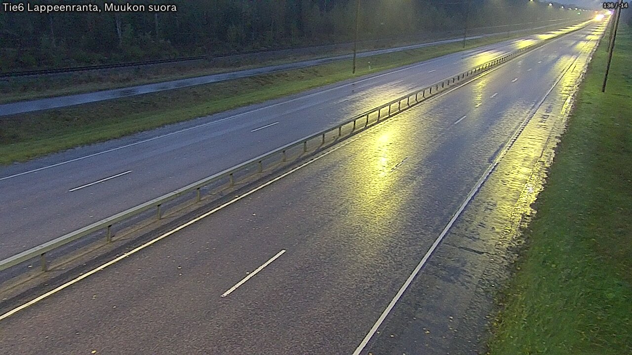 Kelikamerat Kuva Tie 6 Lappeenranta, Muukon suora, Lappeenranta, Etelä-Karjala