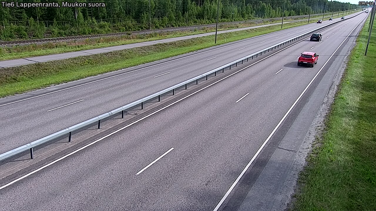 Kelikamerat Kuva Tie 6 Lappeenranta, Muukon suora, Lappeenranta, Etelä-Karjala