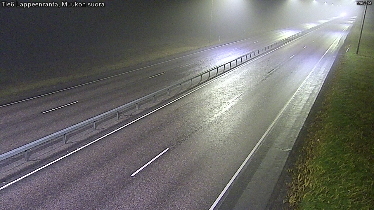 Kelikamerat Kuva Tie 6 Lappeenranta, Muukon suora, Lappeenranta, Etelä-Karjala