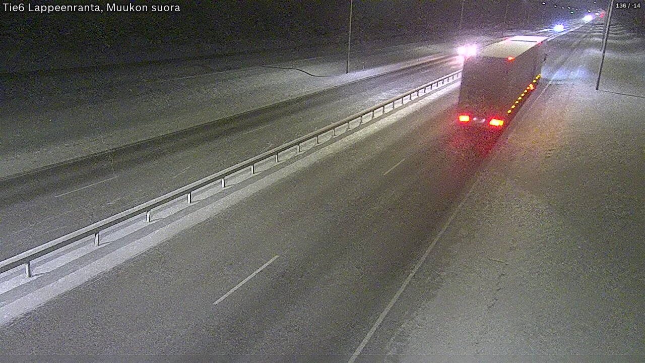 Weather Camera Image Tie 6 Villmanstrand, Muukko rakan, Lappeenranta, Etelä-Karjala