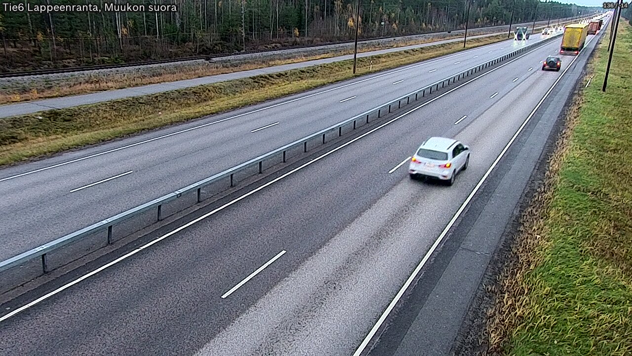 Kelikamerat Kuva Tie 6 Lappeenranta, Muukon suora, Lappeenranta, Etelä-Karjala