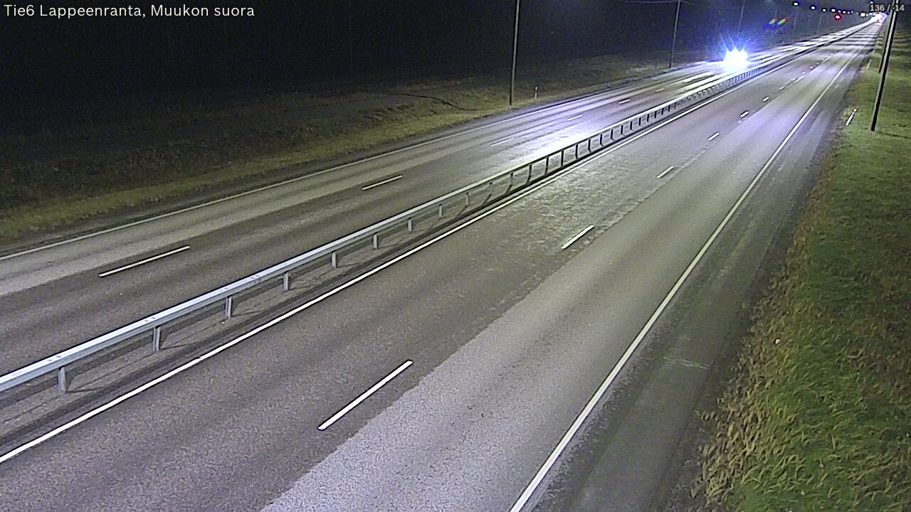 Weather Camera Image Tie 6 Villmanstrand, Muukko rakan, Lappeenranta, Etelä-Karjala