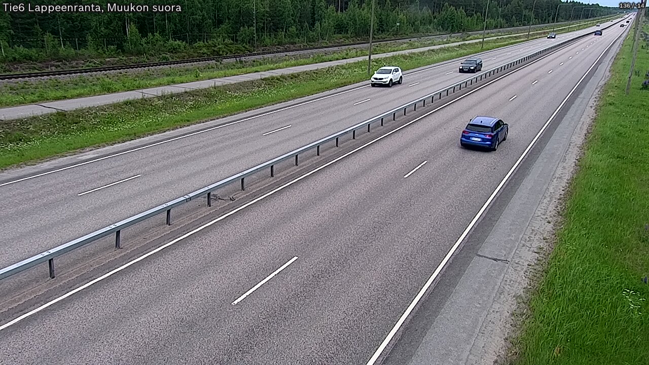 Kelikamerat Kuva Tie 6 Lappeenranta, Muukon suora, Lappeenranta, Etelä-Karjala