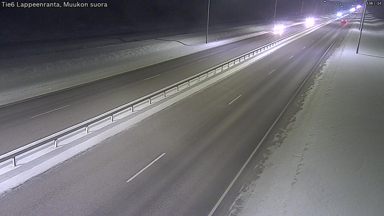 Kelikamerat Kuva Tie 6 Lappeenranta, Muukon suora, Lappeenranta, Etelä-Karjala