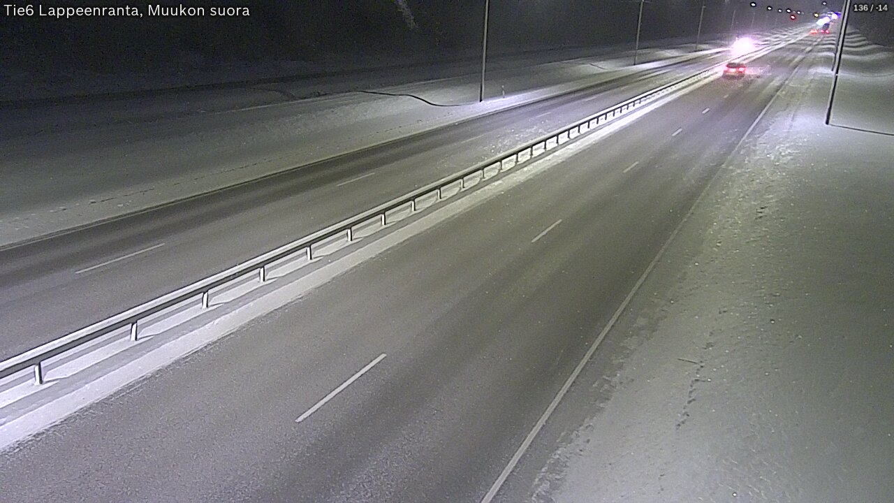 Weather Camera Image Tie 6 Villmanstrand, Muukko rakan, Lappeenranta, Etelä-Karjala