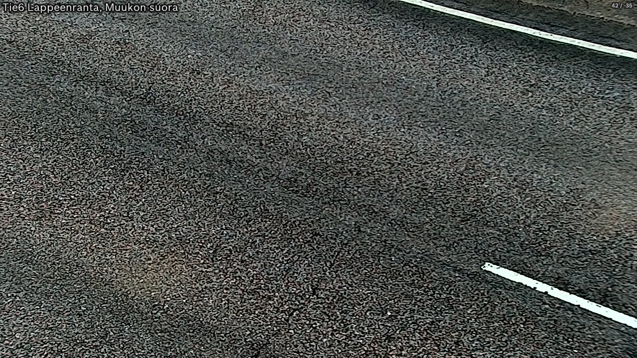 Weather Camera Image Tie 6 Villmanstrand, Muukko rakan, Lappeenranta, Etelä-Karjala