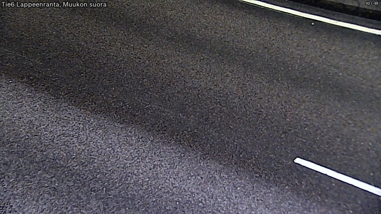 Weather Camera Image Road 6 Lappeenranta, Muukko straight, Lappeenranta, Etelä-Karjala