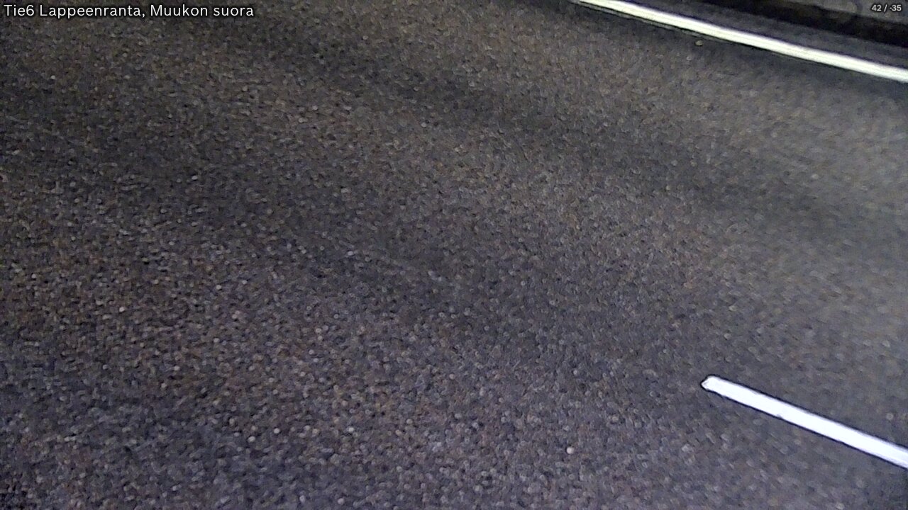 Weather Camera Image Road 6 Lappeenranta, Muukko straight, Lappeenranta, Etelä-Karjala
