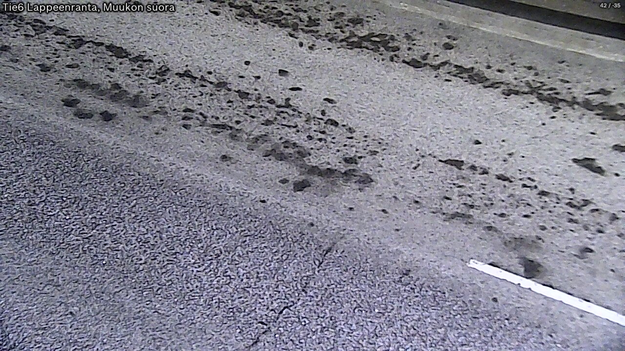 Weather Camera Image Road 6 Lappeenranta, Muukko straight, Lappeenranta, Etelä-Karjala