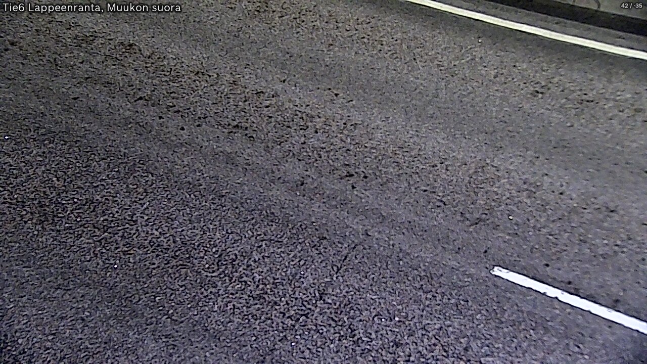 Weather Camera Image Road 6 Lappeenranta, Muukko straight, Lappeenranta, Etelä-Karjala