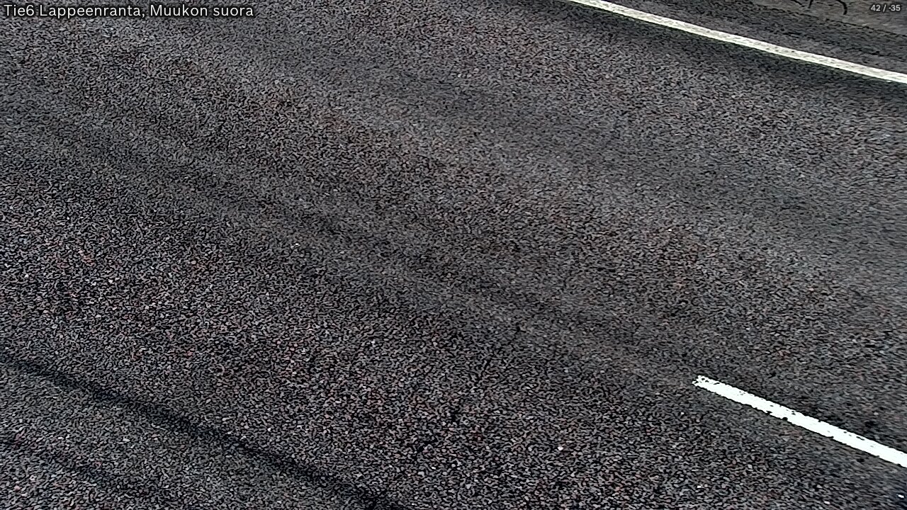 Weather Camera Image Tie 6 Villmanstrand, Muukko rakan, Lappeenranta, Etelä-Karjala