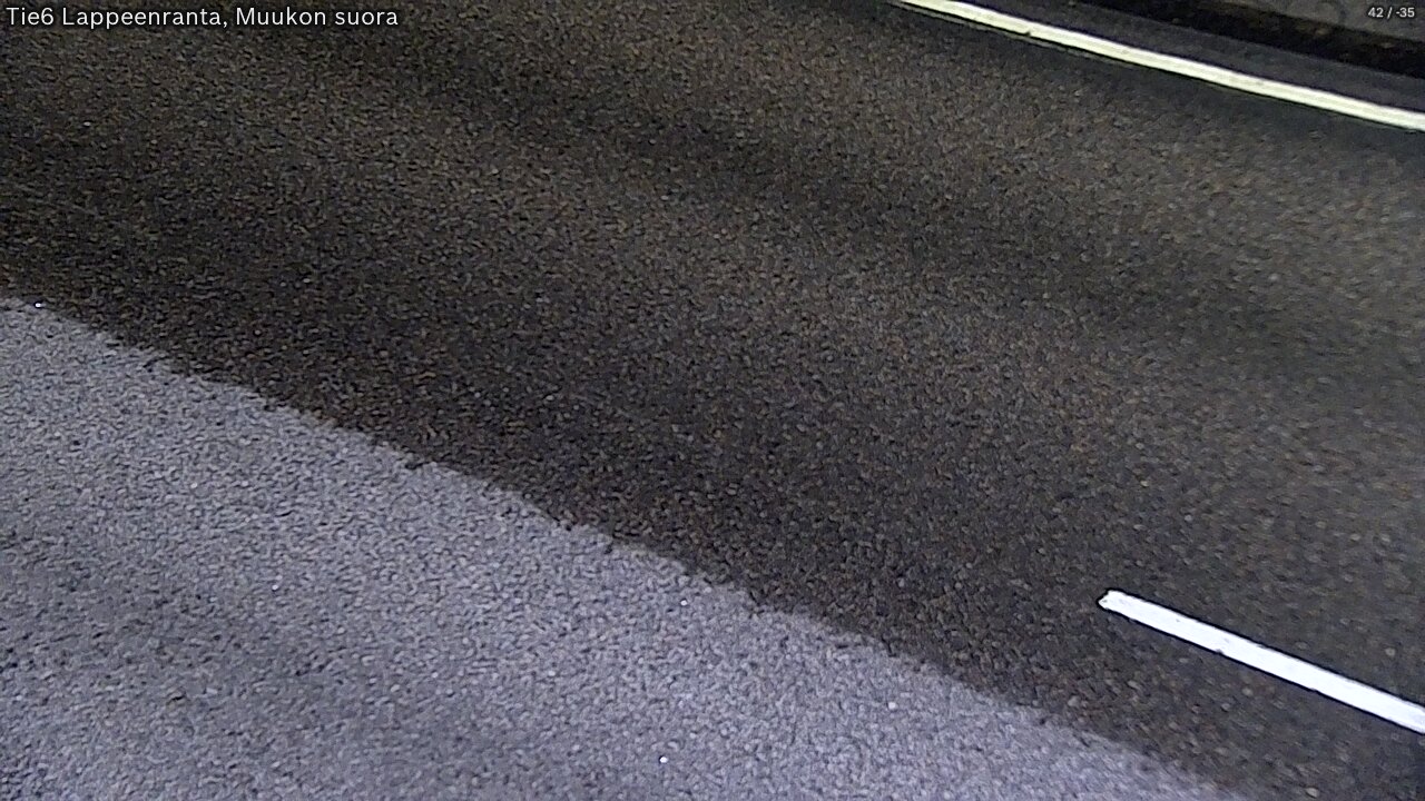 Weather Camera Image Road 6 Lappeenranta, Muukko straight, Lappeenranta, Etelä-Karjala
