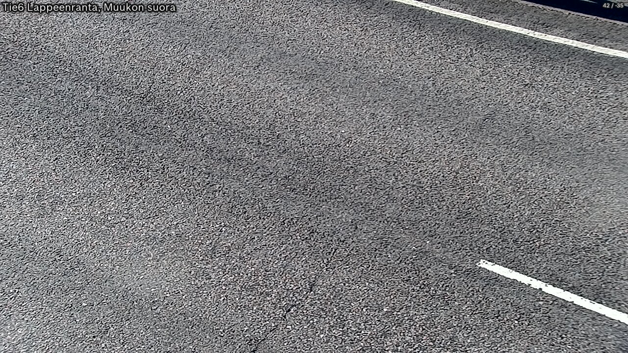 Weather Camera Image Tie 6 Villmanstrand, Muukko rakan, Lappeenranta, Etelä-Karjala
