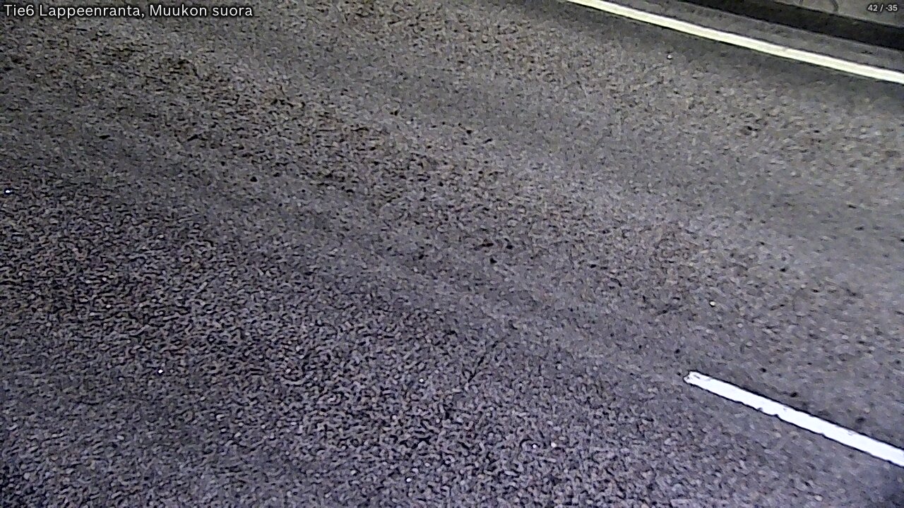Weather Camera Image Tie 6 Villmanstrand, Muukko rakan, Lappeenranta, Etelä-Karjala
