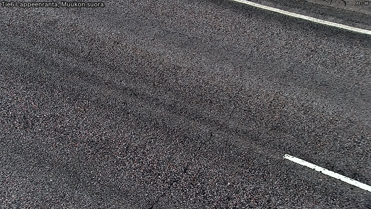 Weather Camera Image Tie 6 Villmanstrand, Muukko rakan, Lappeenranta, Etelä-Karjala