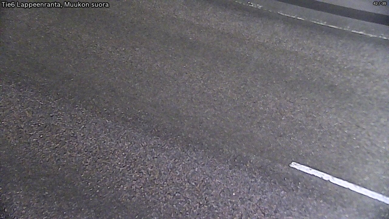Weather Camera Image Road 6 Lappeenranta, Muukko straight, Lappeenranta, Etelä-Karjala