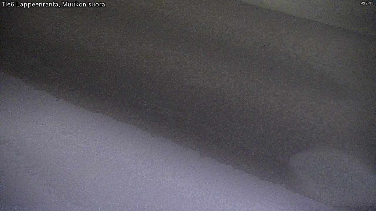 Weather Camera Image Road 6 Lappeenranta, Muukko straight, Lappeenranta, Etelä-Karjala