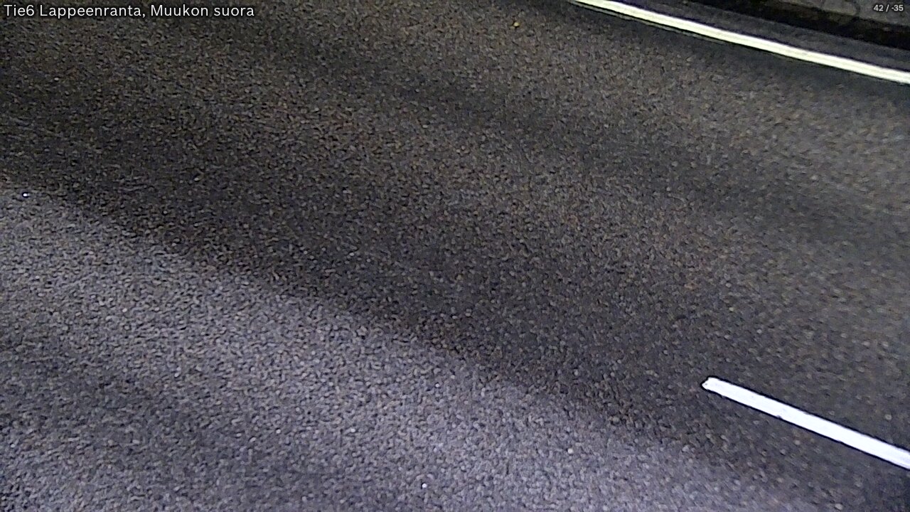 Weather Camera Image Road 6 Lappeenranta, Muukko straight, Lappeenranta, Etelä-Karjala
