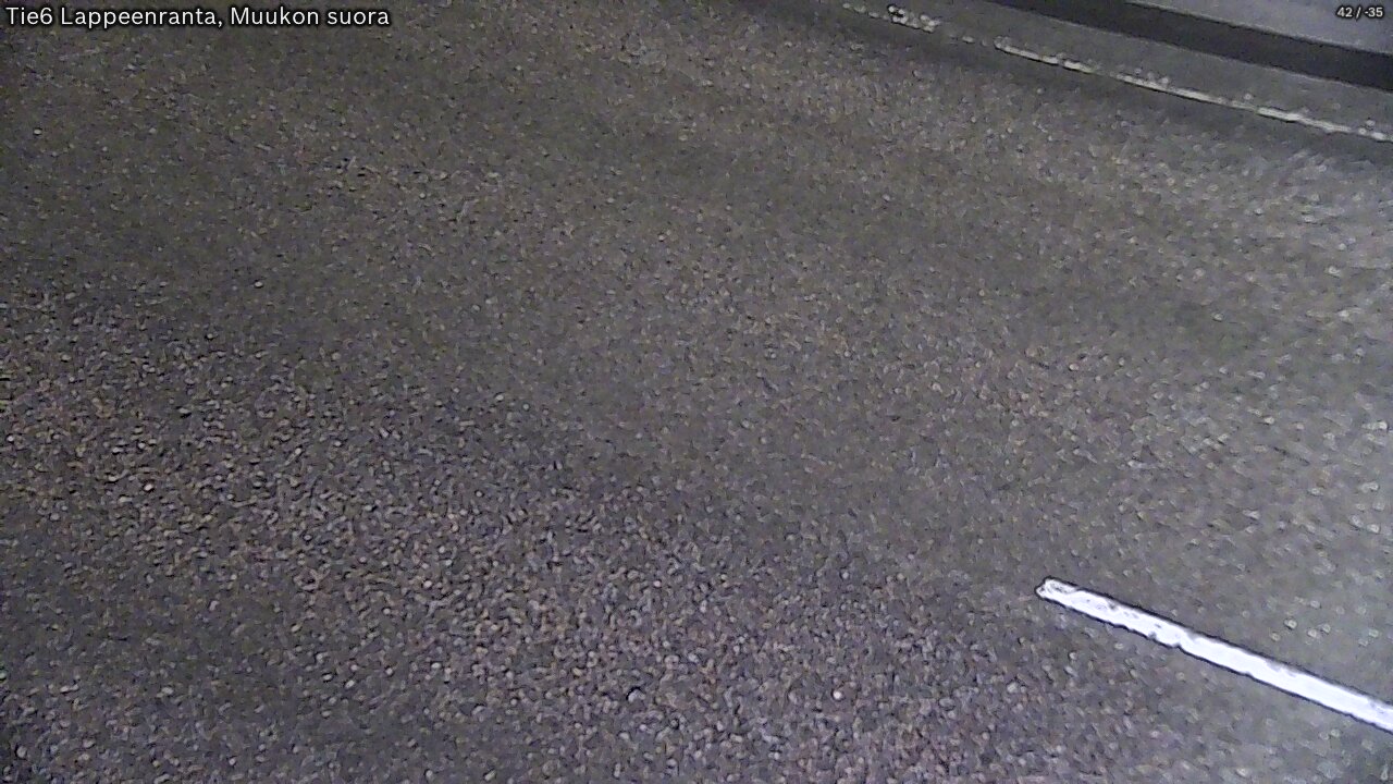Weather Camera Image Road 6 Lappeenranta, Muukko straight, Lappeenranta, Etelä-Karjala