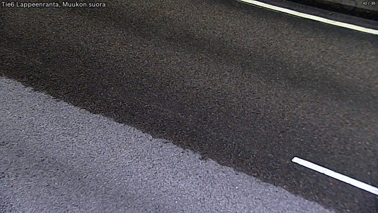 Weather Camera Image Road 6 Lappeenranta, Muukko straight, Lappeenranta, Etelä-Karjala