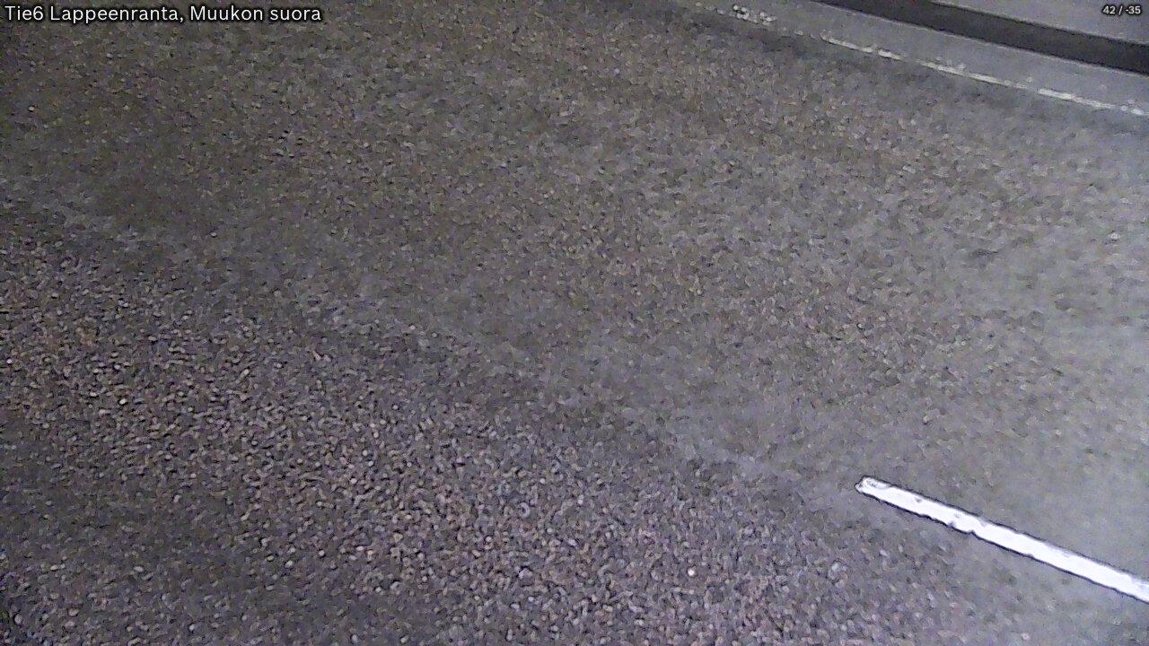 Weather Camera Image Road 6 Lappeenranta, Muukko straight, Lappeenranta, Etelä-Karjala