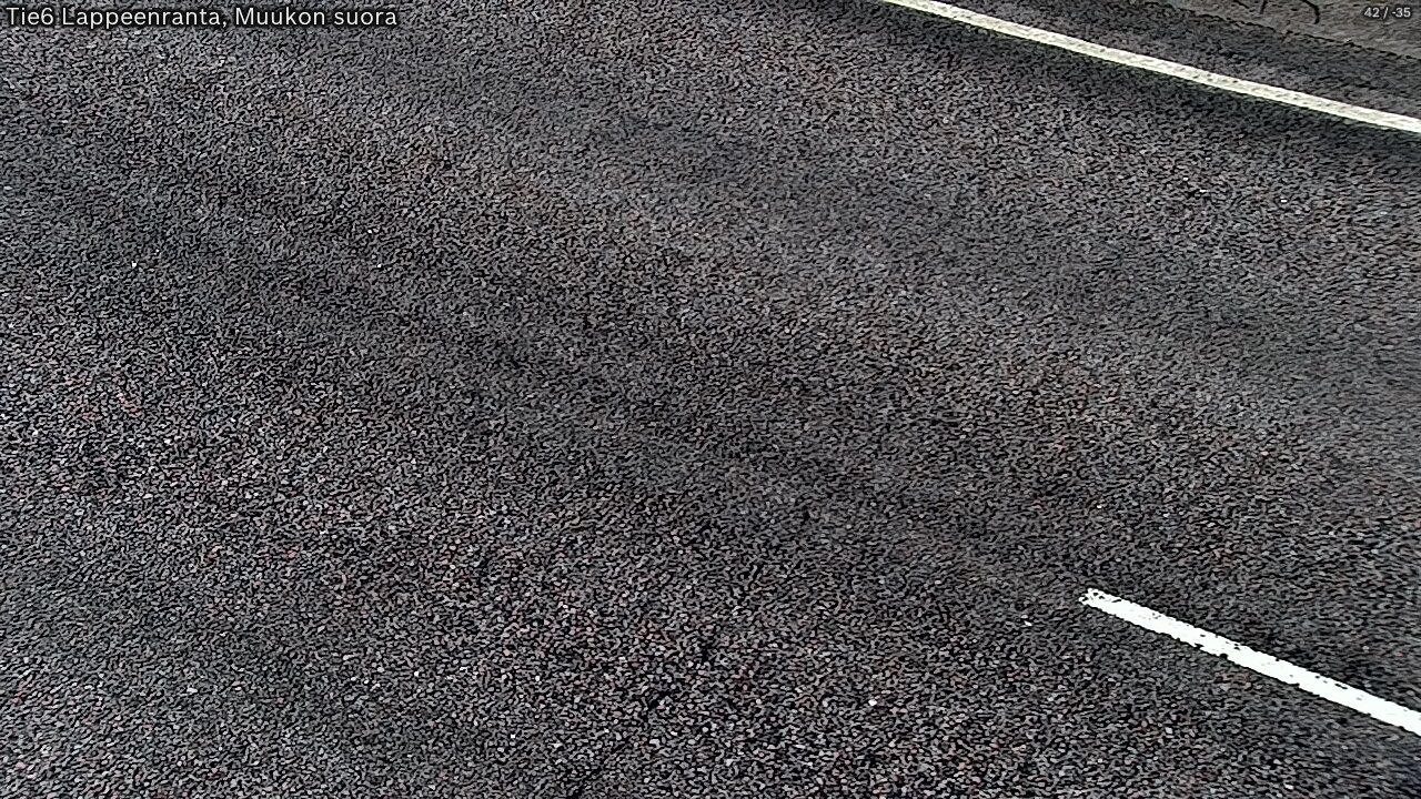 Weather Camera Image Tie 6 Villmanstrand, Muukko rakan, Lappeenranta, Etelä-Karjala