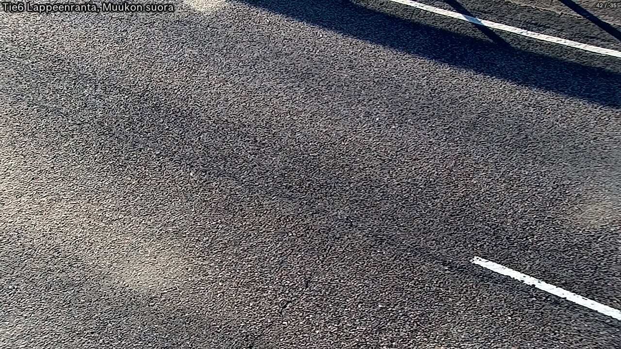 Weather Camera Image Tie 6 Villmanstrand, Muukko rakan, Lappeenranta, Etelä-Karjala