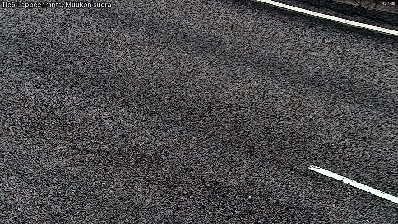 Weather Camera Image Tie 6 Villmanstrand, Muukko rakan, Lappeenranta, Etelä-Karjala