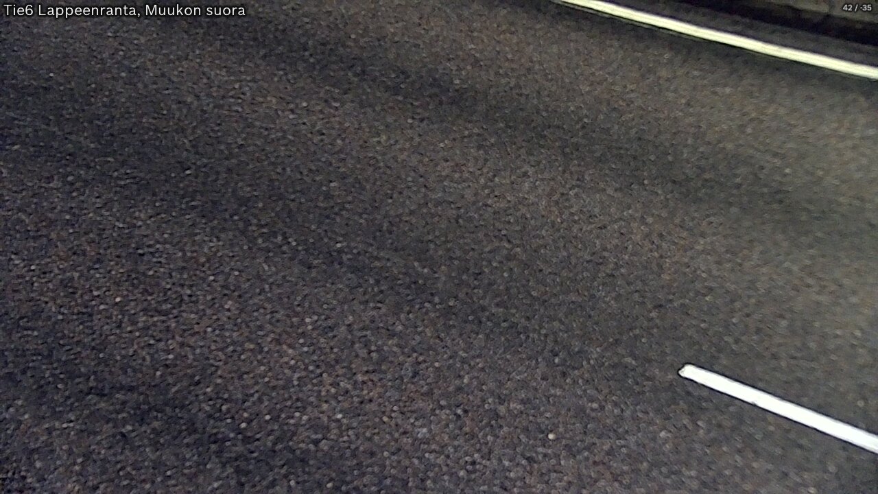 Weather Camera Image Road 6 Lappeenranta, Muukko straight, Lappeenranta, Etelä-Karjala