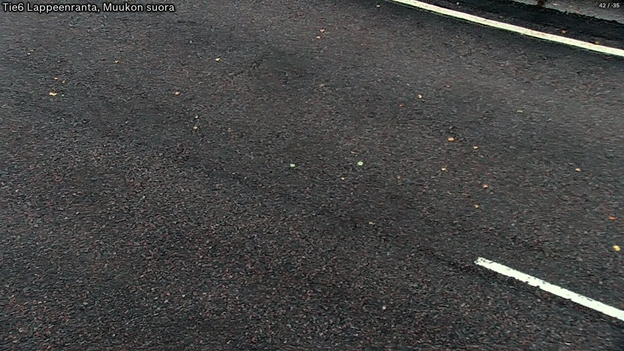 Weather Camera Image Tie 6 Villmanstrand, Muukko rakan, Lappeenranta, Etelä-Karjala