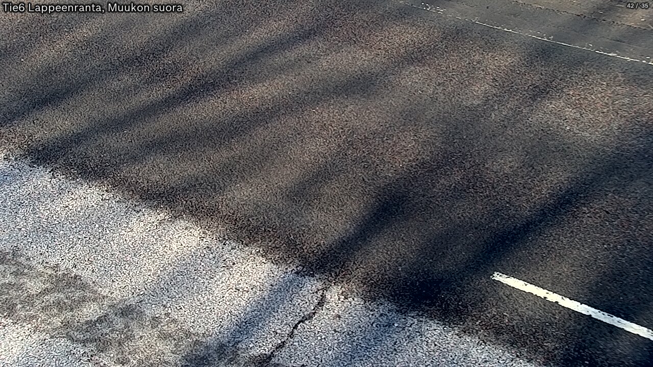 Weather Camera Image Road 6 Lappeenranta, Muukko straight, Lappeenranta, Etelä-Karjala