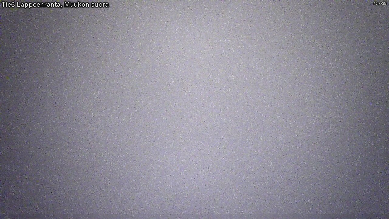 Weather Camera Image Tie 6 Villmanstrand, Muukko rakan, Lappeenranta, Etelä-Karjala