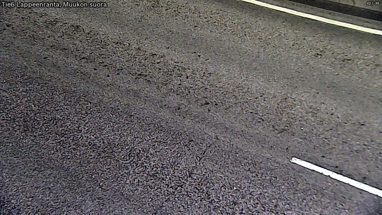 Weather Camera Image Road 6 Lappeenranta, Muukko straight, Lappeenranta, Etelä-Karjala