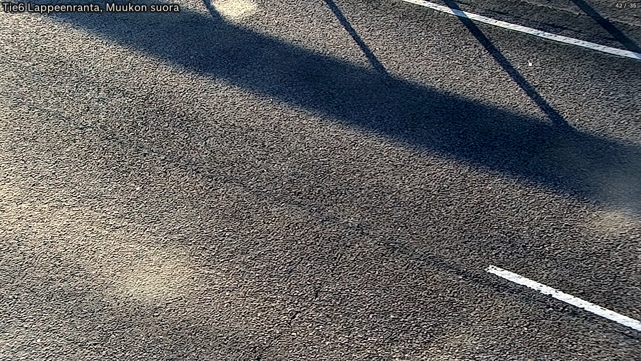 Weather Camera Image Tie 6 Villmanstrand, Muukko rakan, Lappeenranta, Etelä-Karjala