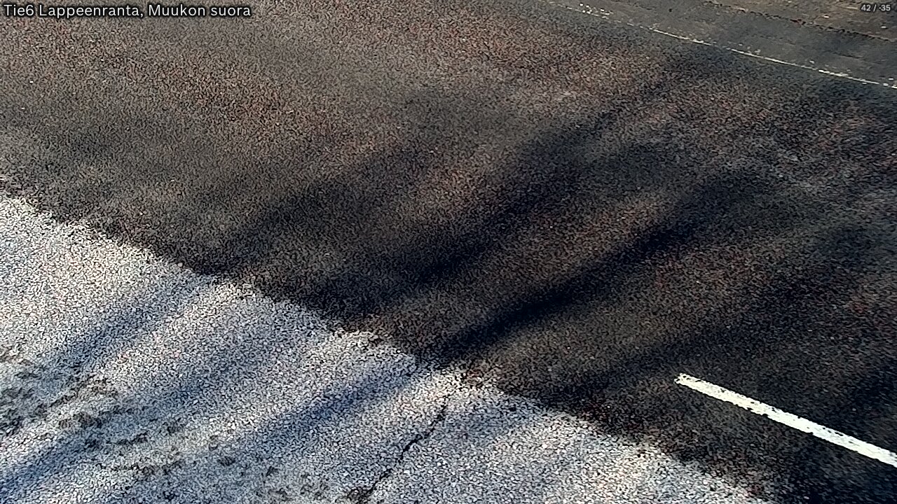 Weather Camera Image Road 6 Lappeenranta, Muukko straight, Lappeenranta, Etelä-Karjala