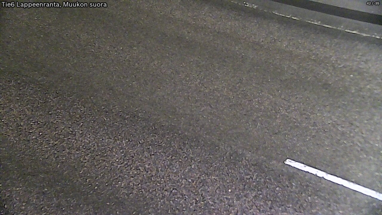 Weather Camera Image Road 6 Lappeenranta, Muukko straight, Lappeenranta, Etelä-Karjala