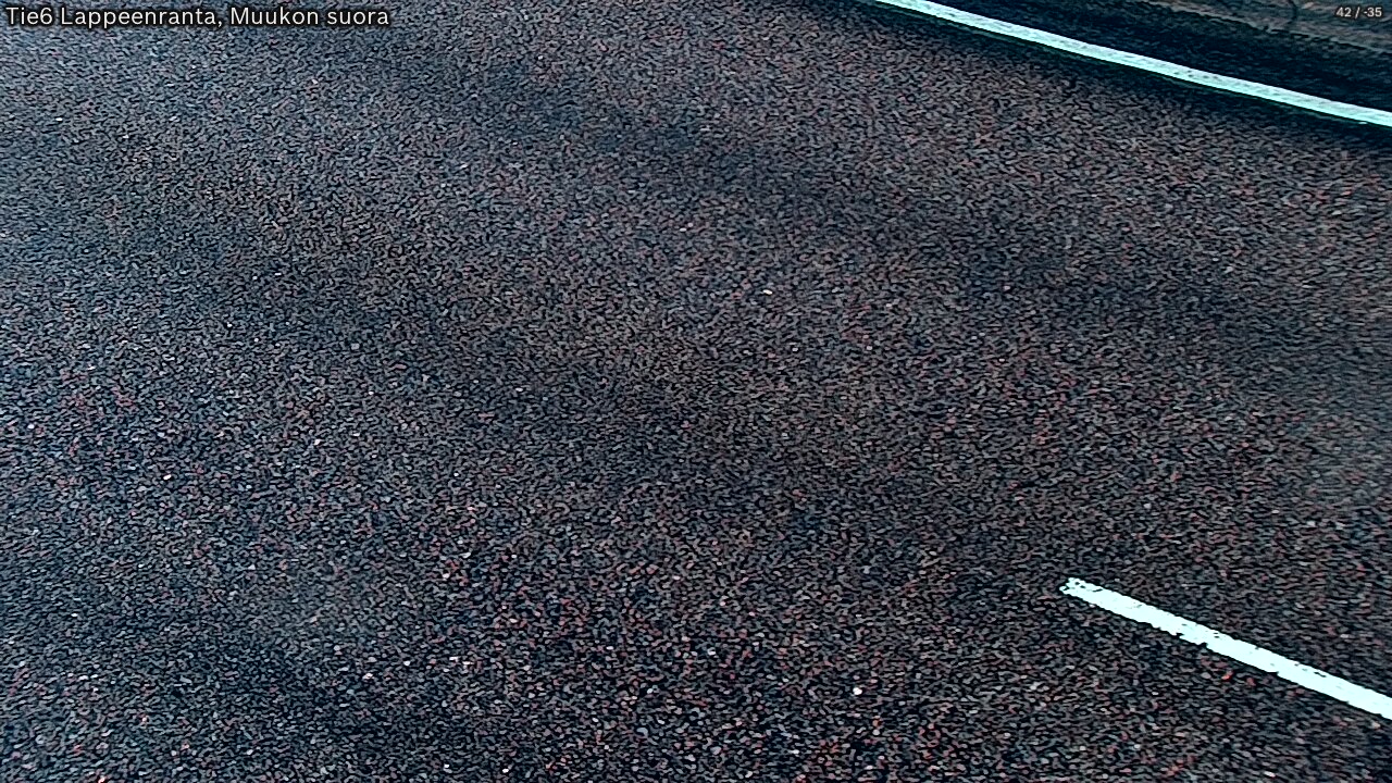 Weather Camera Image Tie 6 Villmanstrand, Muukko rakan, Lappeenranta, Etelä-Karjala