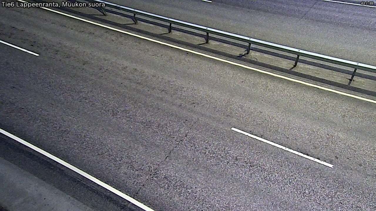 Weather Camera Image Tie 6 Villmanstrand, Muukko rakan, Lappeenranta, Etelä-Karjala