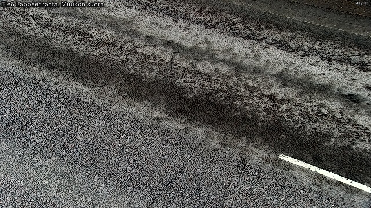 Weather Camera Image Road 6 Lappeenranta, Muukko straight, Lappeenranta, Etelä-Karjala