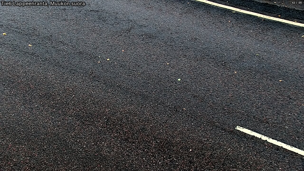 Weather Camera Image Tie 6 Villmanstrand, Muukko rakan, Lappeenranta, Etelä-Karjala