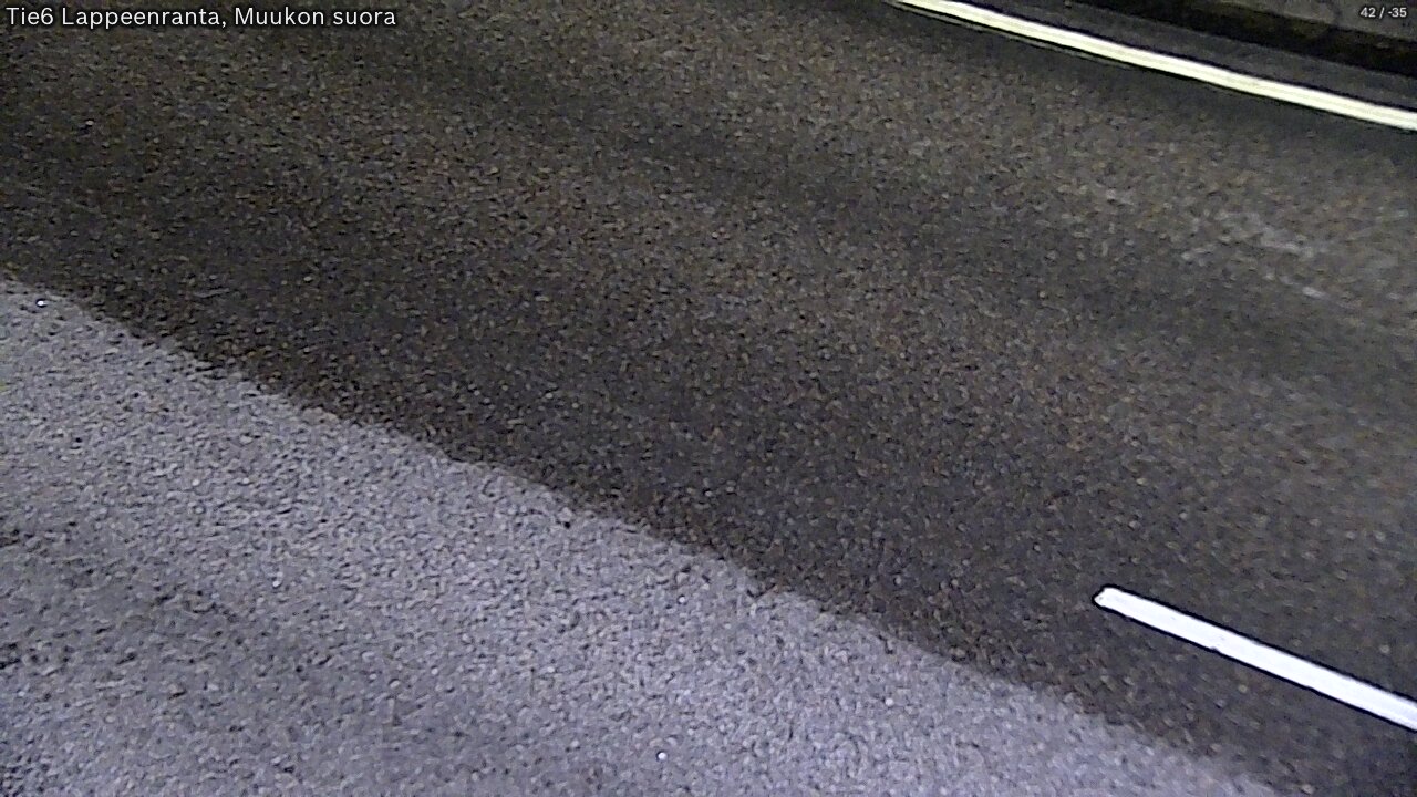 Weather Camera Image Road 6 Lappeenranta, Muukko straight, Lappeenranta, Etelä-Karjala