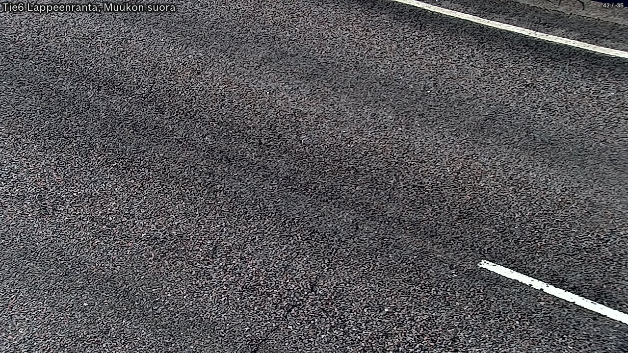 Weather Camera Image Tie 6 Villmanstrand, Muukko rakan, Lappeenranta, Etelä-Karjala