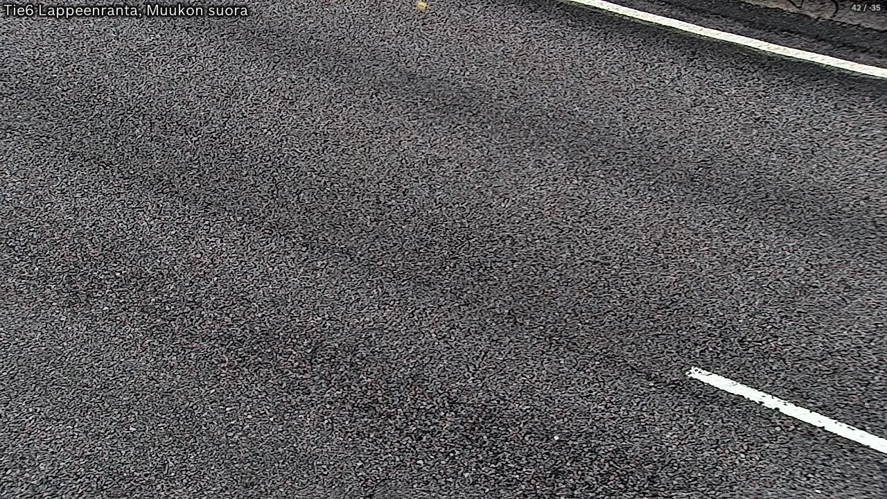 Weather Camera Image Tie 6 Villmanstrand, Muukko rakan, Lappeenranta, Etelä-Karjala