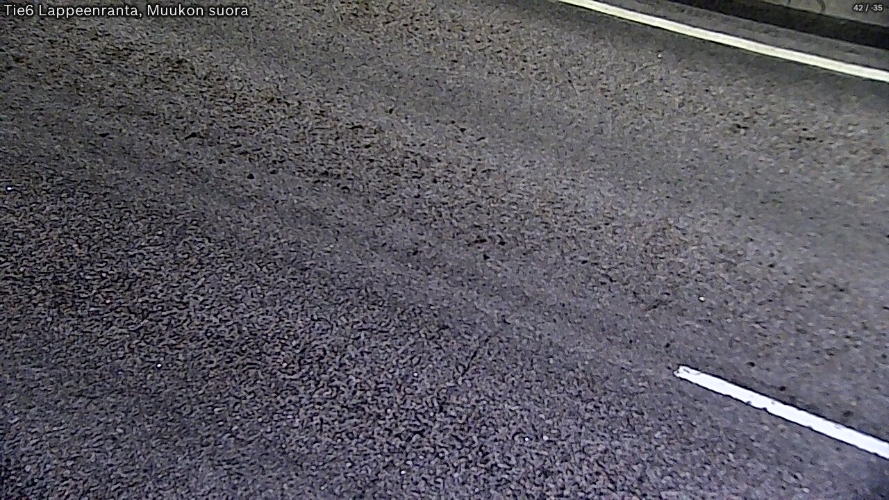 Weather Camera Image Road 6 Lappeenranta, Muukko straight, Lappeenranta, Etelä-Karjala