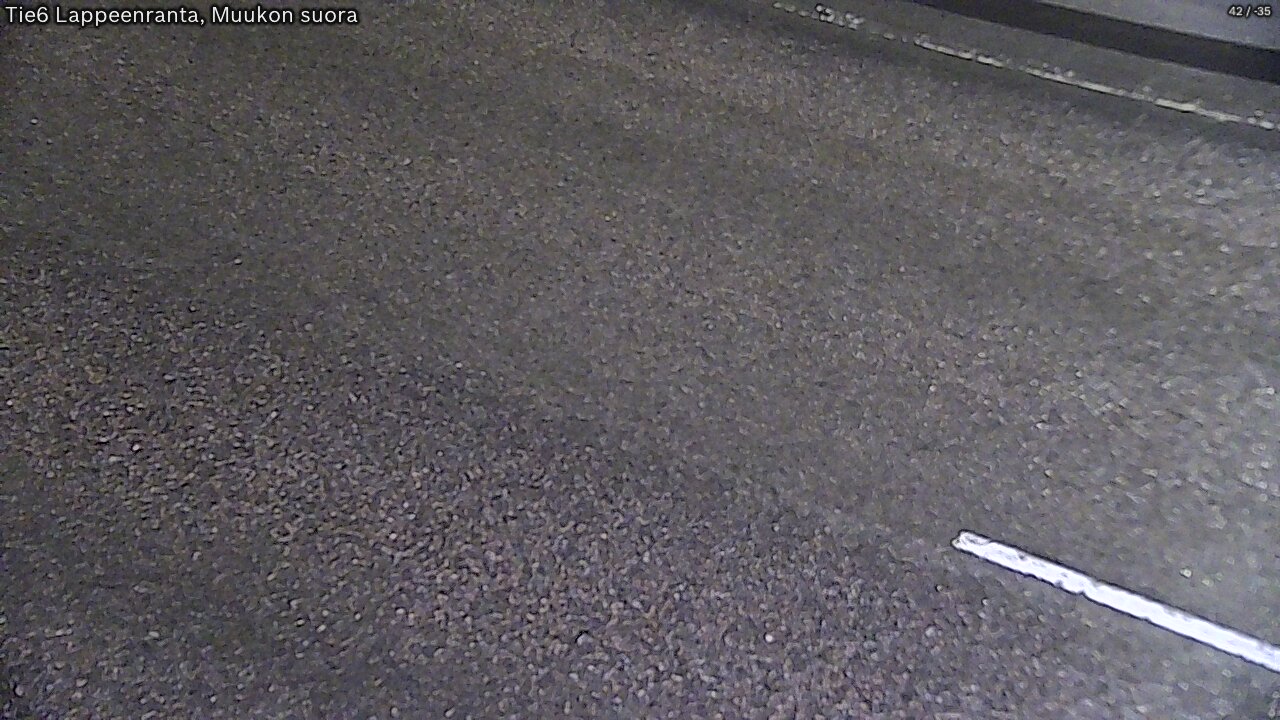 Weather Camera Image Road 6 Lappeenranta, Muukko straight, Lappeenranta, Etelä-Karjala
